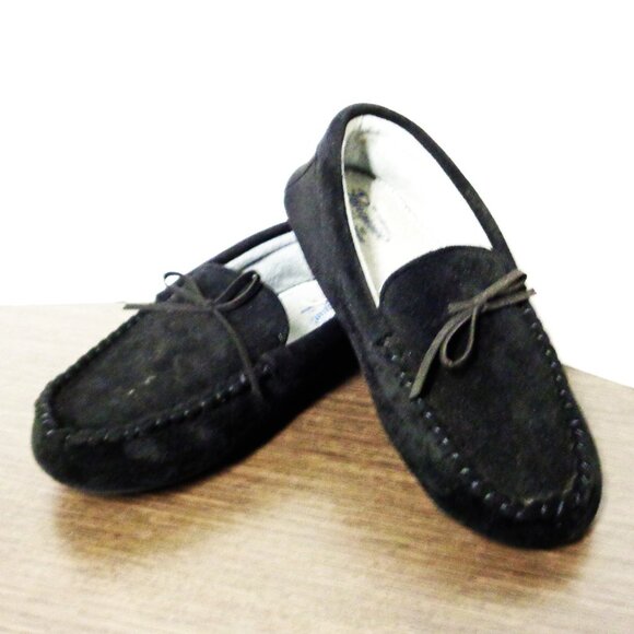 Brand New Penguin by Munsingwear Boater Mocs. Black Size 6. SBF0926AOP-BLK F55 - Picture 2 of 9